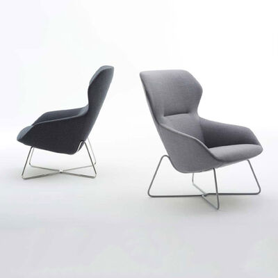 Living Room Velvet Single Seater Armchair Chaise Leisure Accent Hotel Sofa