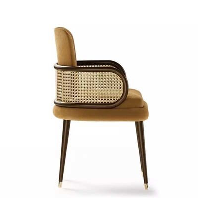 Modern French Style OEM Nordic Dining Chair Rattan Negotiation