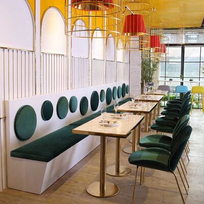 Bespoke Banquette Seating Commercial Booth Seating Dining Room Dubai 120x55x105cm