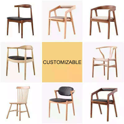 White Black Grey Scandinavian Dining Chairs Wood Oak Windsor Restaurant