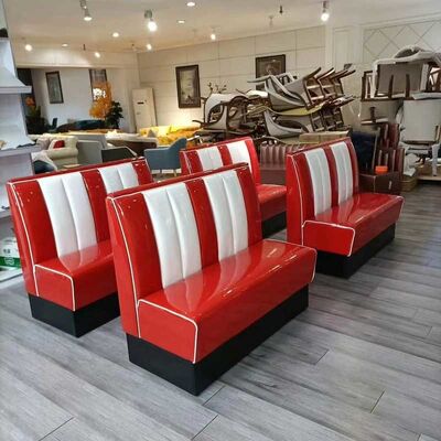 سعر جيد American Restaurant Fast Food Booth Seating Retro 1950S Long Sofa الانترنت
