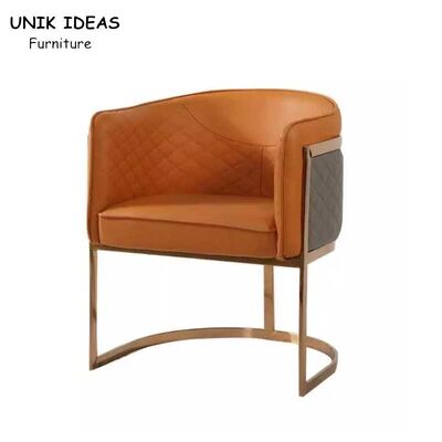 سعر جيد Italian Postmodern Luxury Lounge Armchair Stainless Steel Leg الانترنت