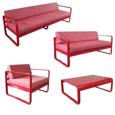 سعر جيد Outdoor Furniture Rattan Wicker Garden Patio Sofa 2 Seater Beach Sets Popular الانترنت