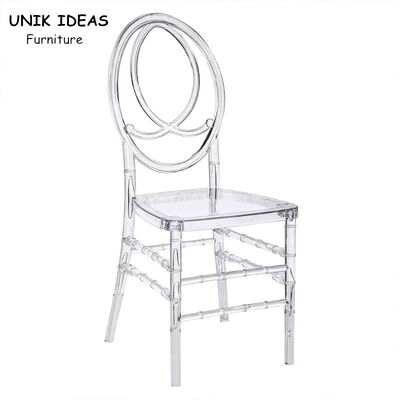 سعر جيد Rental Wedding Banquet Chair Stacking Plastic Transparent Clear Phoenix Chair الانترنت