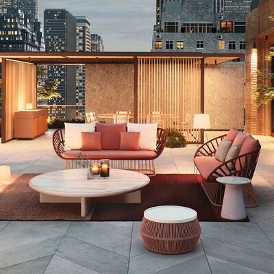 سعر جيد الأثاث الحديث الكلب الليلي الإيطالي المفروشات الخارجية حمام سباحة الفندق الخارجي الرفاهية الأريكة الفناء المجموعات الأثاث الخارجي الانترنت