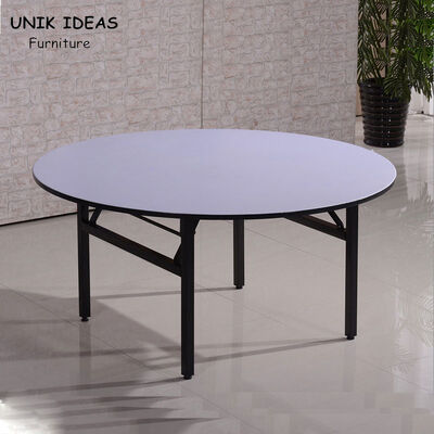 سعر جيد 6ft 8 Ft Folding Banquet Table Round Plywood Dining Table الانترنت