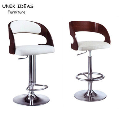 سعر جيد 42 Inch Adjustable Counter Height Stools Set Of 2 4  With Backs Metal Footrest الانترنت