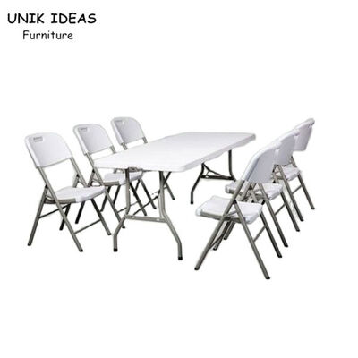 سعر جيد 6ft Banquet Outdoor Plastic Folding Table Picnic Camping Table الانترنت