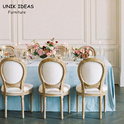 سعر جيد Louis Banquet Dining Chair 100cm Wedding XVI Round Back Estates Garden الانترنت