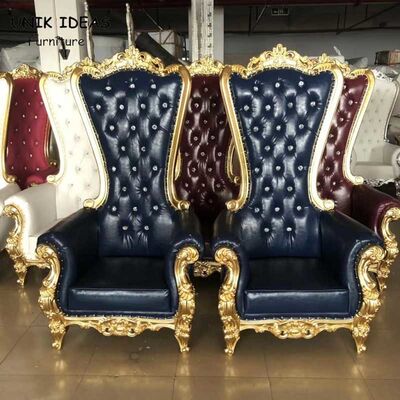 سعر جيد Red Blue White King And Queen Wedding Chairs For Rent High Back Royal Unik Ideas الانترنت