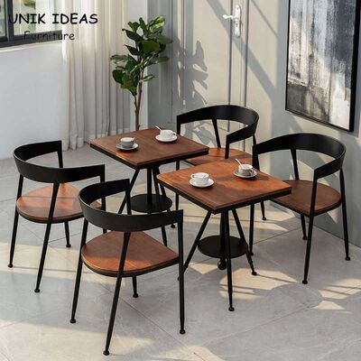 سعر جيد Pub Restaurant Rustic Cafe Table And Chairs 4 Piece Bistro Set Wooden Round الانترنت