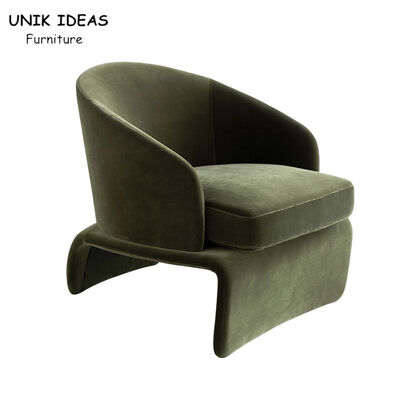 سعر جيد Sofa Single Seater Armchair Velvet Green Lounge Italian Design 75x82x69cm الانترنت