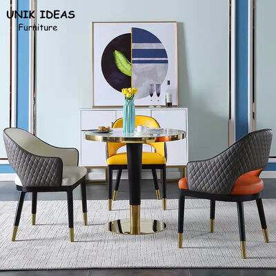 سعر جيد 0.6CBM Nordic Dining Chair 4 Seater Scandinavian Dining Room Table And Chairs Marble الانترنت