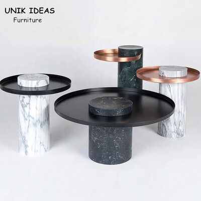 سعر جيد Marble Top Round Center Table For Dining Room Bedroom Italian Ss 400x420mm الانترنت