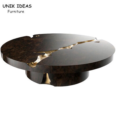 سعر جيد 3ft 4ft Black White Round Natural Stone Top Coffee Tables For Kitchen Crack Italy الانترنت