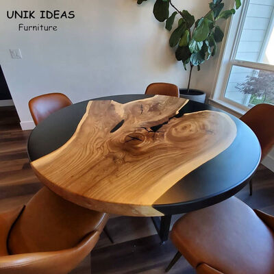 سعر جيد Epoxy Resin Dining Table And Chairs Oak Oval Luxury Dining Room Tables And Chairs Walnut Slab الانترنت
