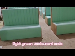 أريكة جلدية مزدوجة الجوانب للمطعم